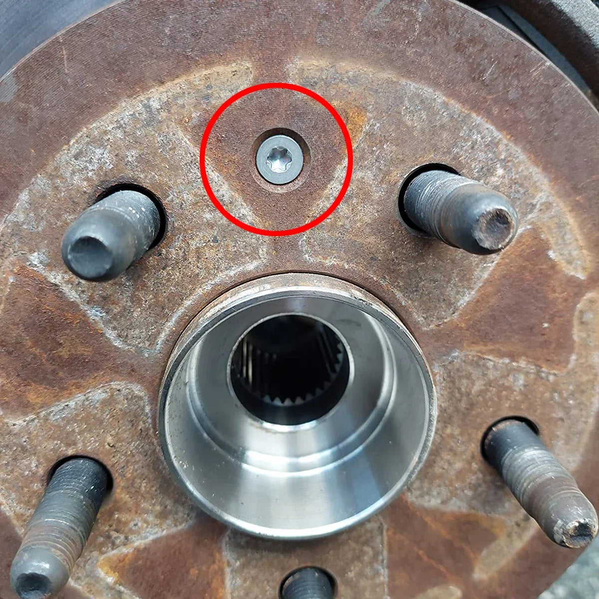 4X Innensechskant-Senkkopfschrauben Edelstahl für Bremsscheiben VW Modelle
