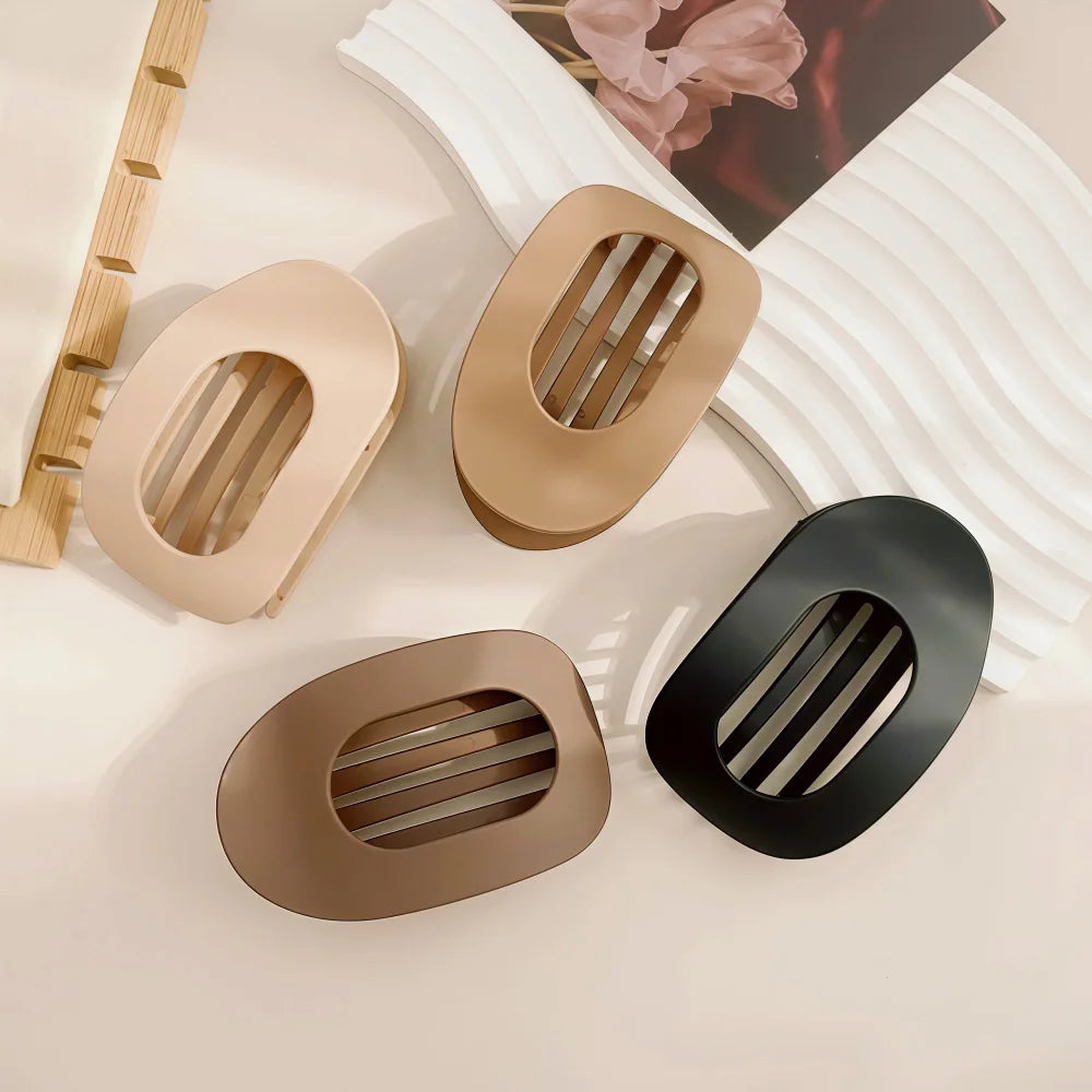 Stylische Haarklammer Leopardenmuster matt für einfachen Halt