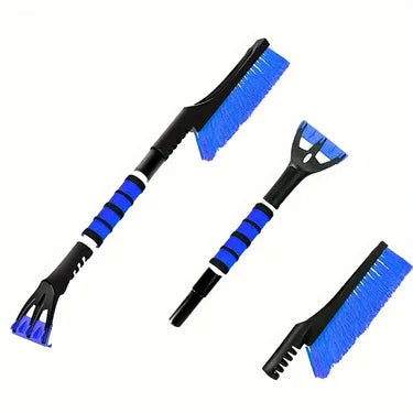 Tragbarer Schneebesen mit Eiskratzer und Aluminiumstange für Auto LKW