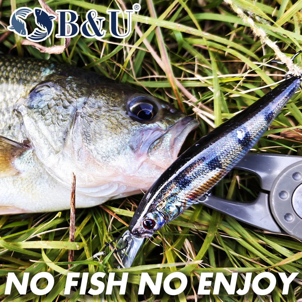 Langsam schwimmender Minnow Angelköder Explorers Shad für Hecht Barsch