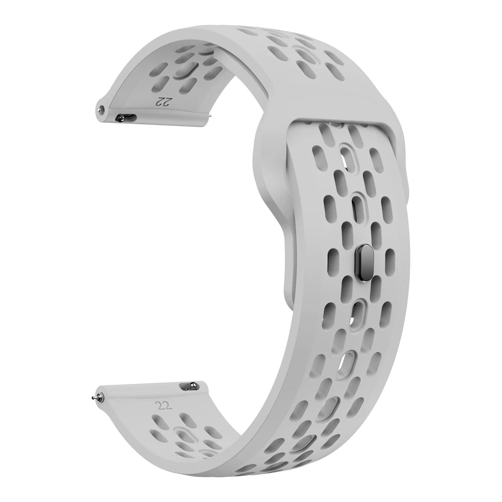 Atmungsaktives 22mm Silikon-Sportarmband für HUAWEI Smartwatches – Komfort - Style
