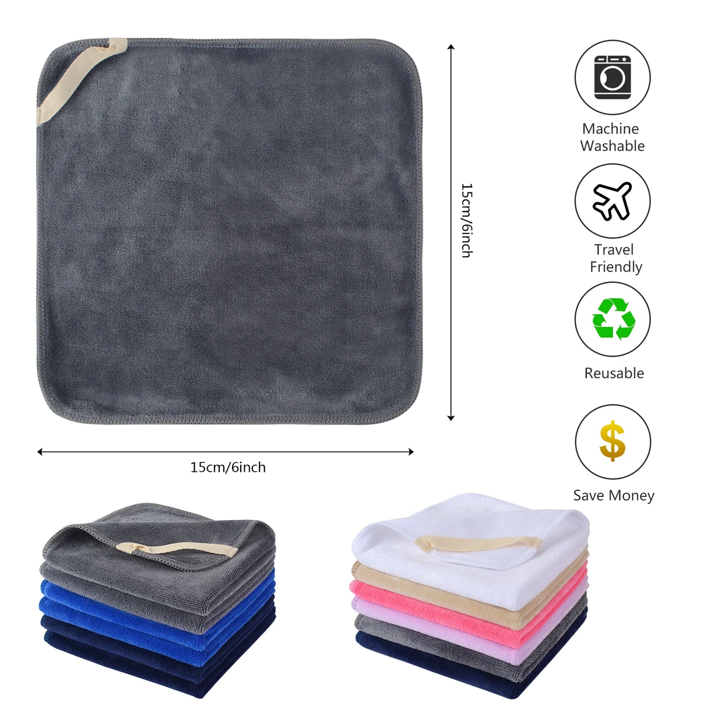 Sanftes Mikrofaser Reinigungstuch für die Gesichtspflege