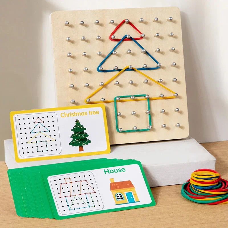 Kreatives Montessori Holzspielzeug – Fördert Feinmotorik - Intelligenz ab 3 Jahre