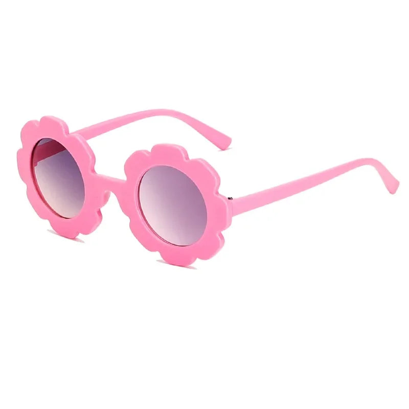 "Sonniger Schutz: Runde Sonnenblume Kinder Sonnenbrille mit UV400 für Kleinkinder"