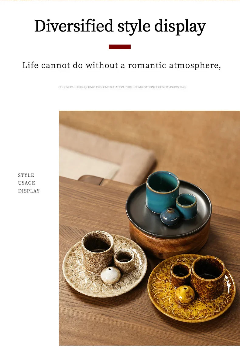 Multifunktionaler Keramik Räuchergefäßhalter 4 in 1