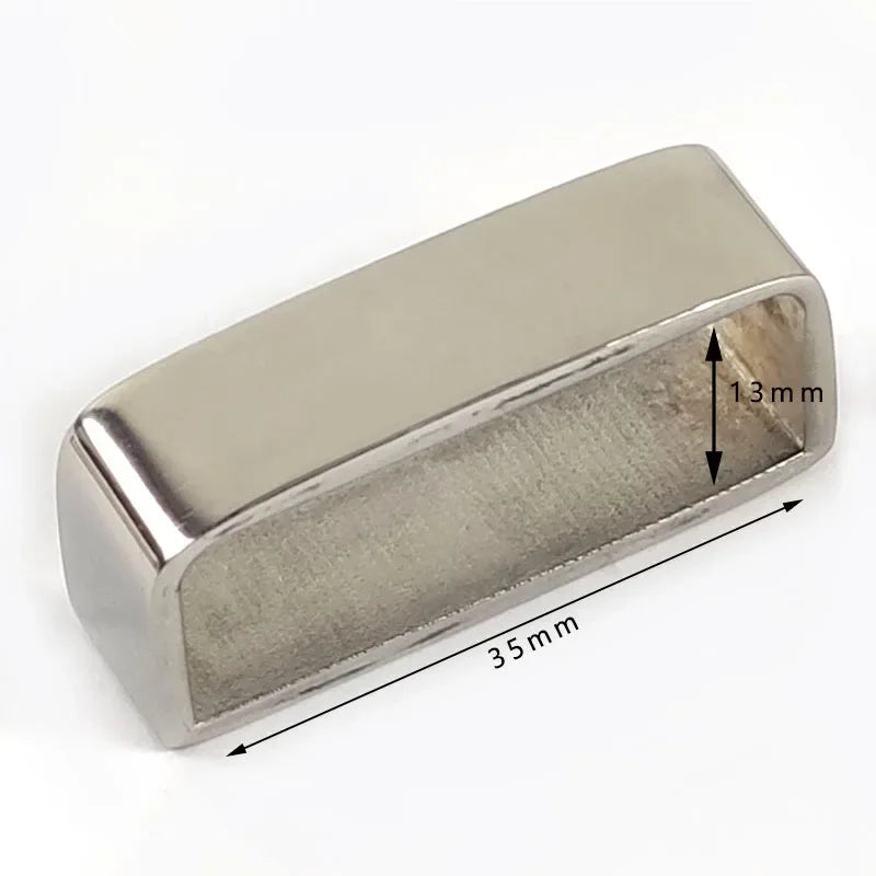 35-40 mm Messing O D Ring Gürtelschnalle mit Kupfer Schlaufe für Gürtel