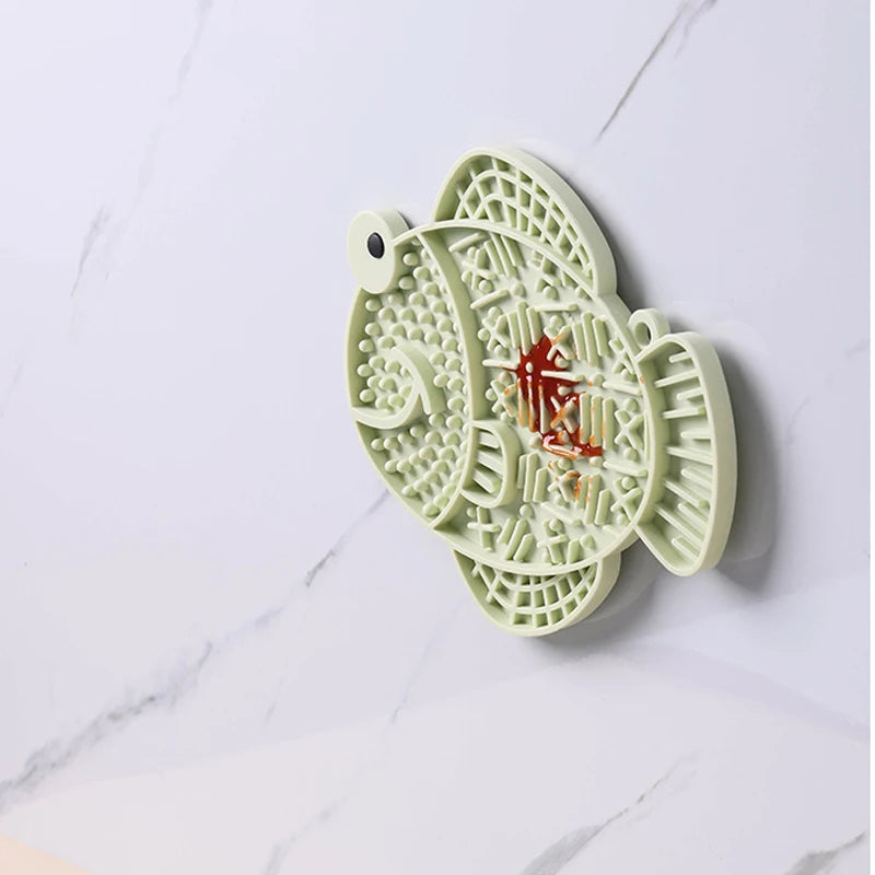 Slow Feeder Leckmatte für Hunde und Katzen mit Saugbasis aus Silikon