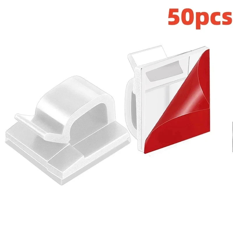 Selbstklebende Kabelklemmen Organizer für Desktop Büro Auto Wand Fixierung
