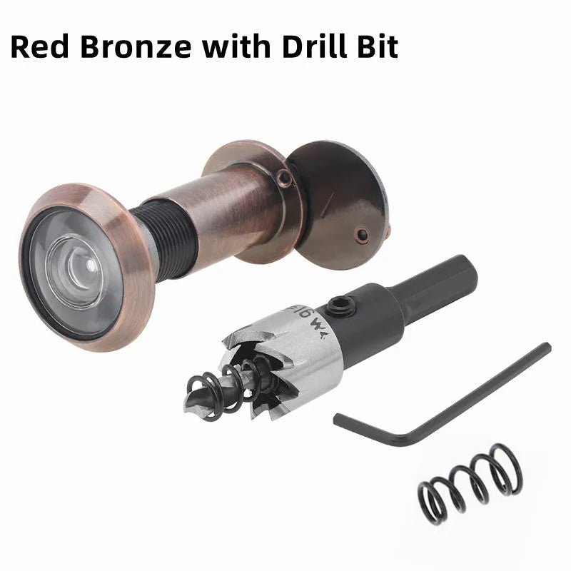 16mm Türspion 200° Weitwinkel – Sicheres Guckloch für 35-60mm Türen