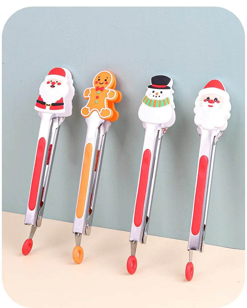 7 Zoll Edelstahl Lebensmittelklammer mit Silikon multifunktional