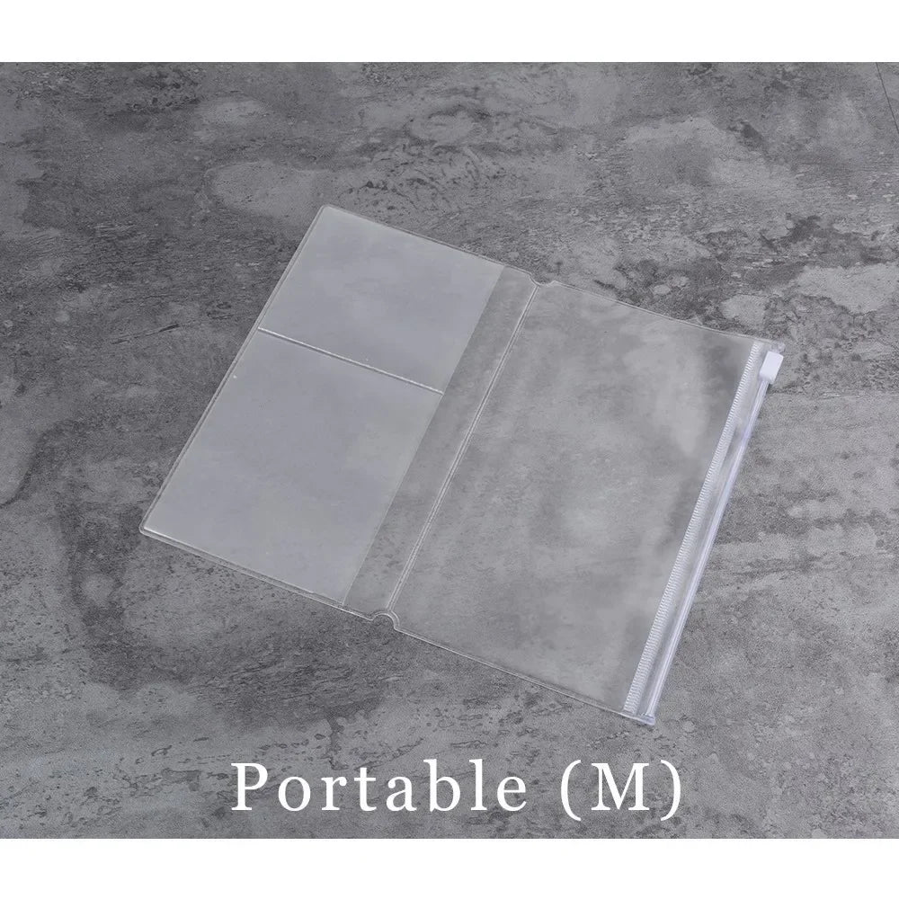 PVC Reißverschlusstasche Notebook Aufbewahrung Kartenhalter Planer Zubehor