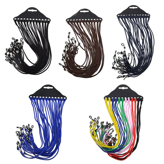 Unisex Brillenband aus Polyester – 12er Set praktische Glasses Cord