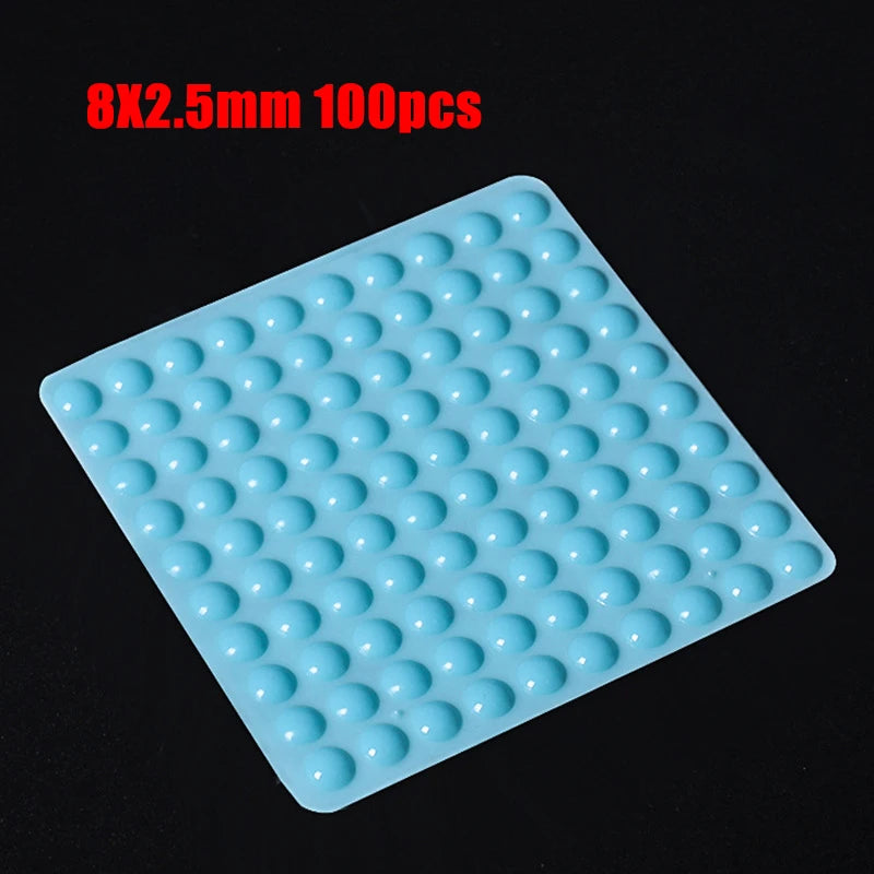 Transparenter Gummi Türstopper selbstklebend Wandschutz Schrankschalldämpfer