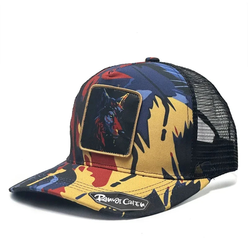 Bunte Trucker Caps mit Stickerei für alle Jahreszeiten