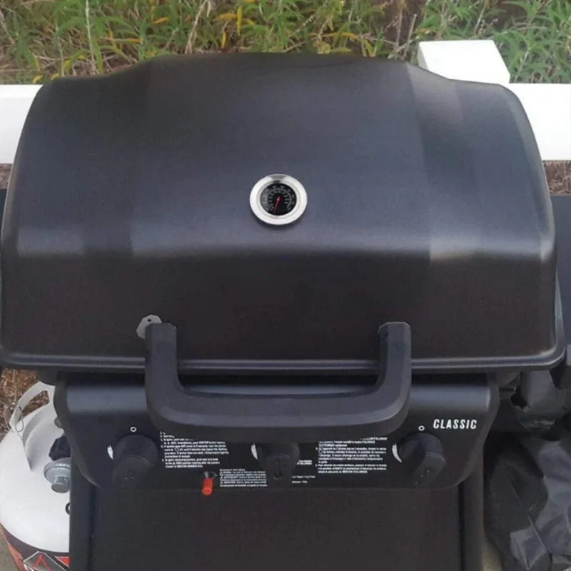 Edelstahl Grillthermometer mit Temperaturanzeige für präzises BBQ Kochen