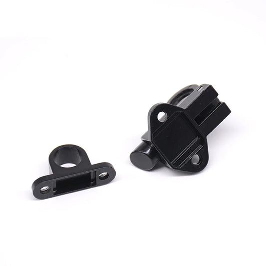 Automatischer Aluminium Torschloss Zugfeder Türriegel Riegel Schwarz
