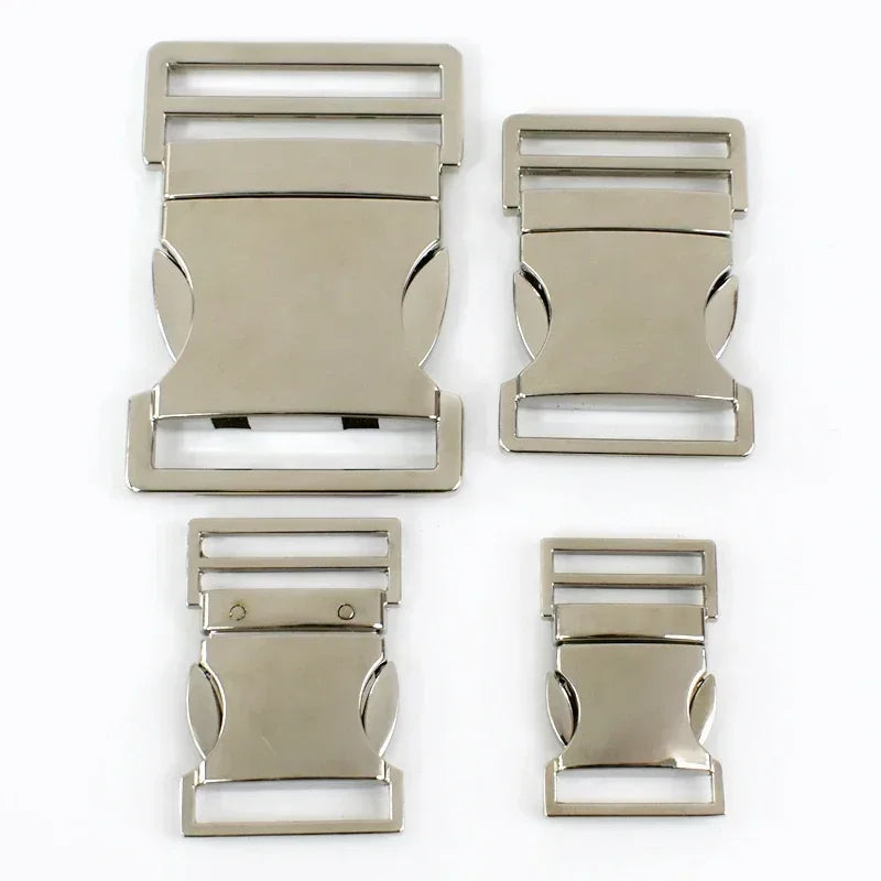 Praktische Metall Schnallen 20-38mm für Rucksack, Gürtel, Halsband, DIY