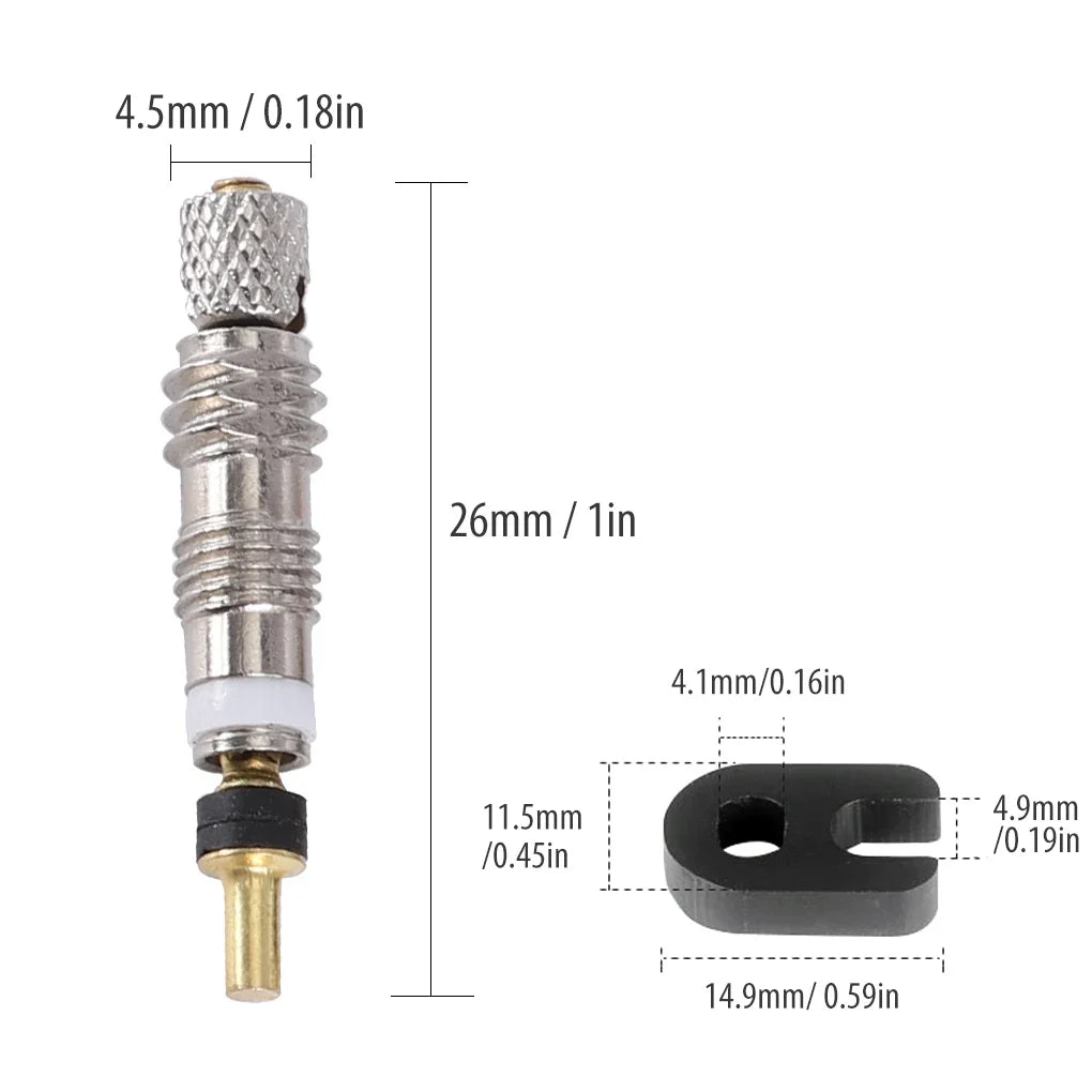 Robustes Messing Tubeless Core Remover Tool für Presta-Ventile – präzise - langlebig