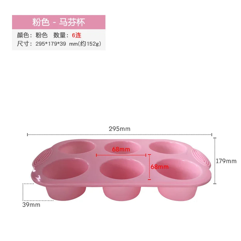 Flexible Silikonformen für Gebäck und kreative Projekte
