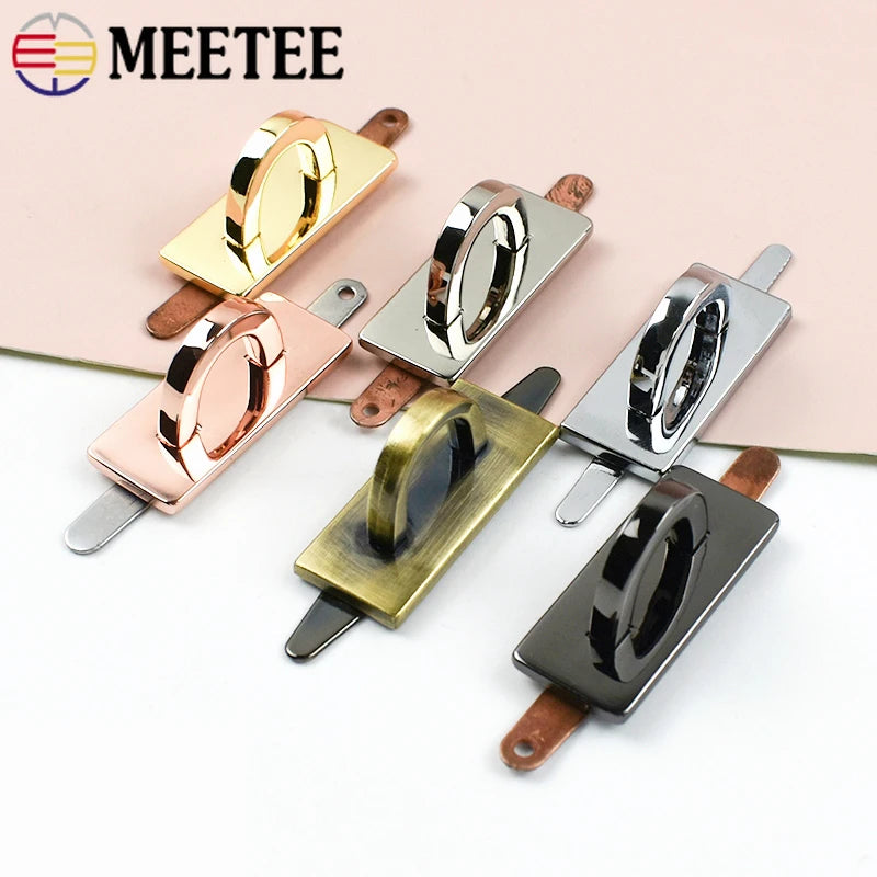 Metall Schnallen D Ring Clips Set für Taschen Gürtel DIY Zubehör 4 8 12 Stück