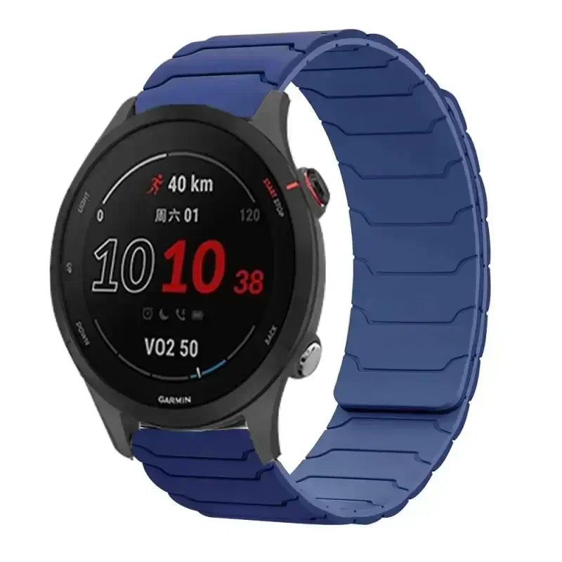 22mm Magnetisches Silikonarmband für vielseitige Smartwatches