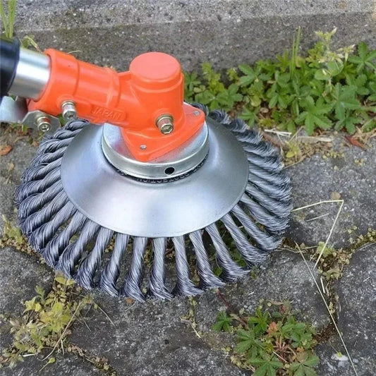 6 Zoll Stahl-Draht Trimmerkopf für schnelles Unkraut- und Grasschneiden