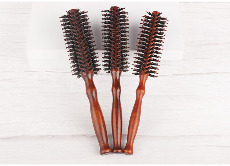 Natürlicher Wildschwein Borsten Haar Kamm mit Holzgriff