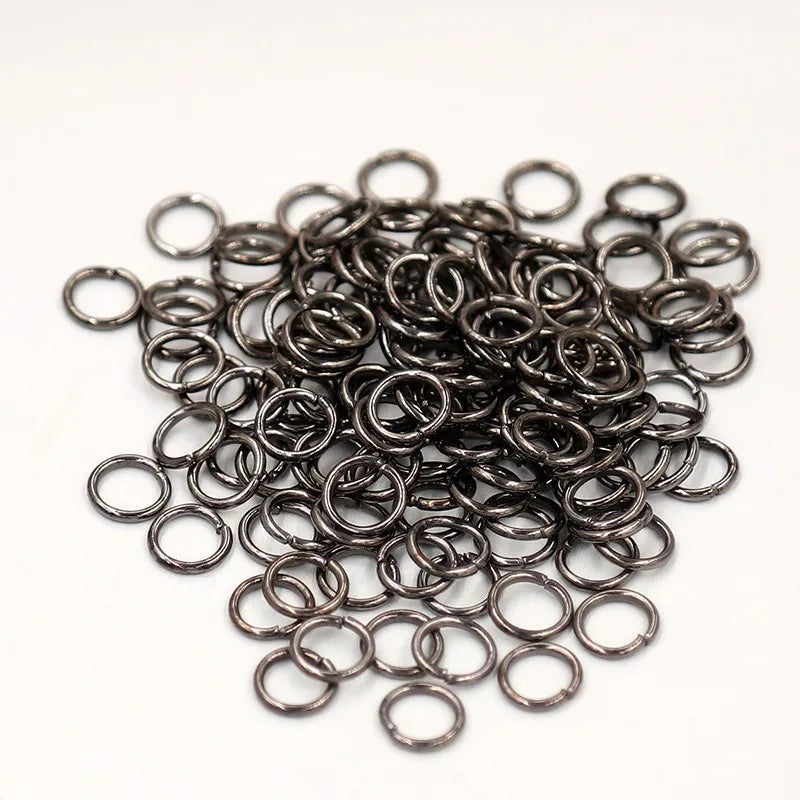 200 Teile Metall Jump Split Ringe 3-12mm für Schmuck DIY Zubehör