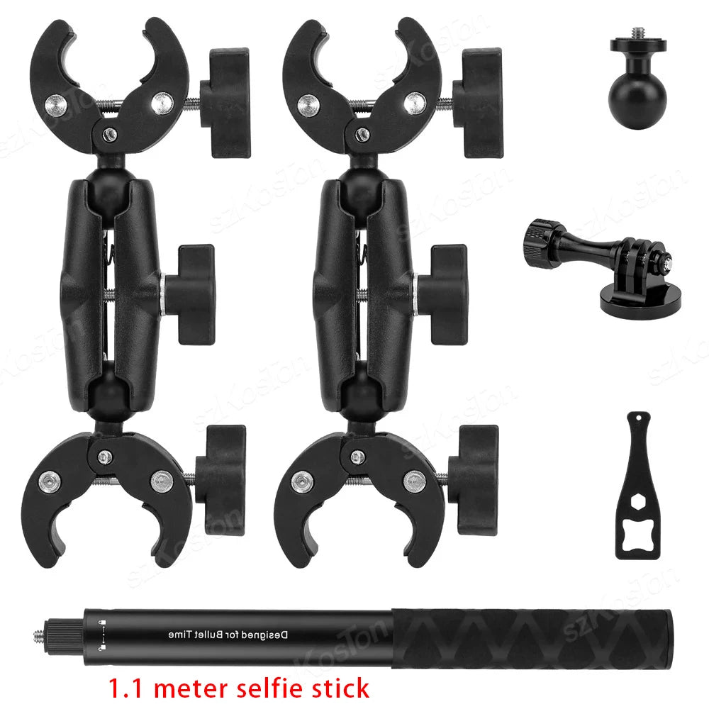 Universelle Halterung für Motorrad Fahrrad und Action Kameras