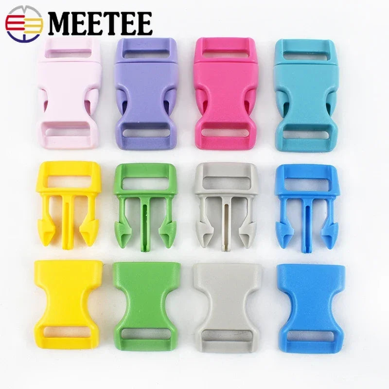 Verstellbare Kunststoff Schnallen für Paracord Armbänder und Hundehalsbänder