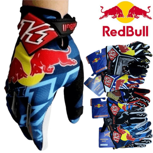 Vollfinger MTB Motorradhandschuhe rutschfest mit Silikon Gel Schutz Herren Damen