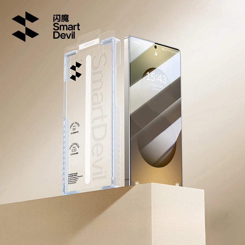 Staubfreier Hartglas Displayschutz Anti-Fingerabdruck