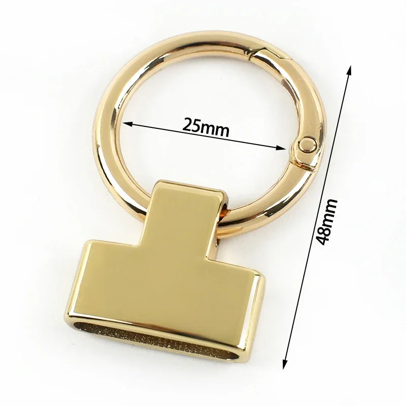 Metallschnallen O-Ring 20 25mm 2 5 10 Stück für Riemen Schlüsselanhänger