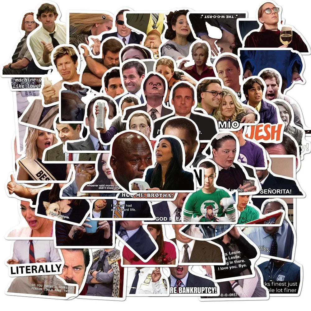 Bunte wasserdichte PVC Sticker 10-100 Stück für vielseitige Dekoration