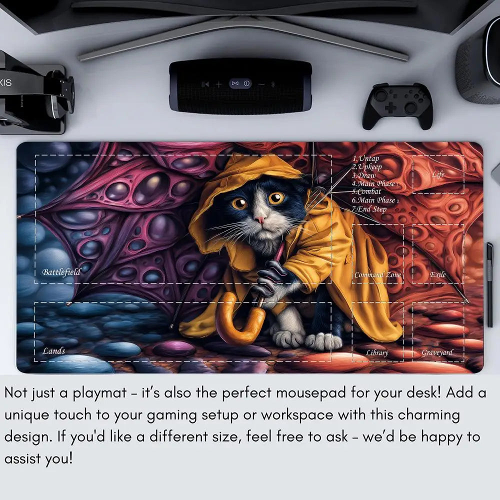 Rutschfeste Karten Gaming Matte mit Monsterzone für strategische Spiele