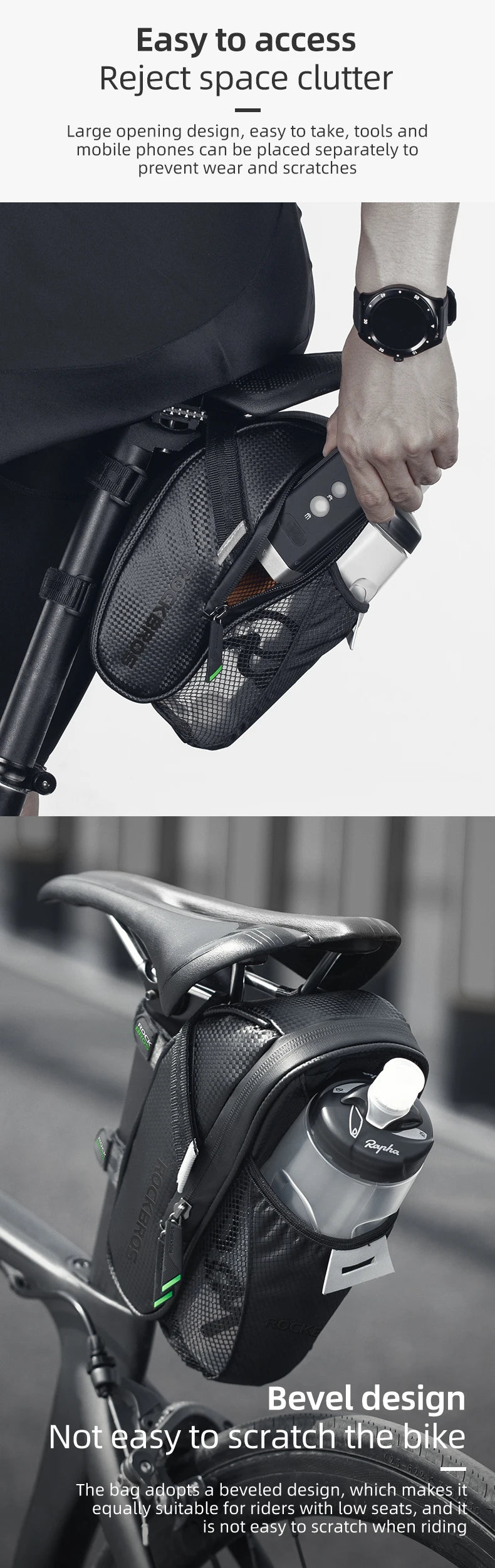 ROCKBROS wasserdichte Fahrrad Hecktasche für MTB und Rennrad-Yabubest - Home & More