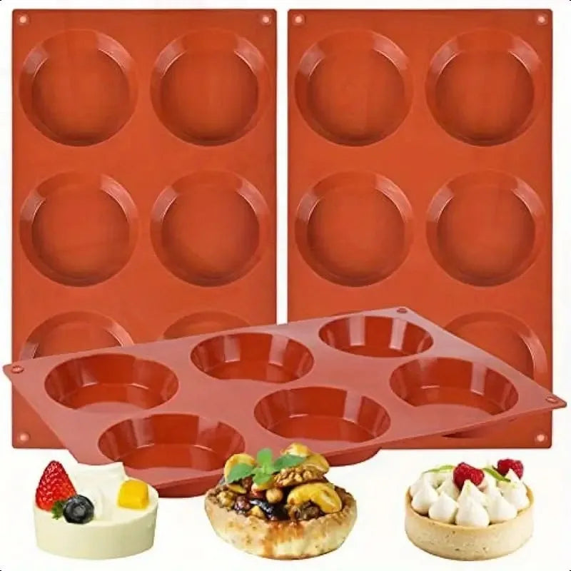 Halb Runde Silikonform für Mousse Desserts und Kuchen Dekoration