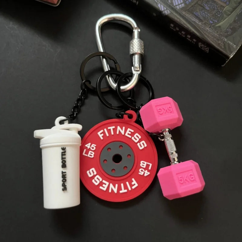 3D Mini Boxhandschuhe Schlüsselanhänger mit Karabiner und Schloss Dekor