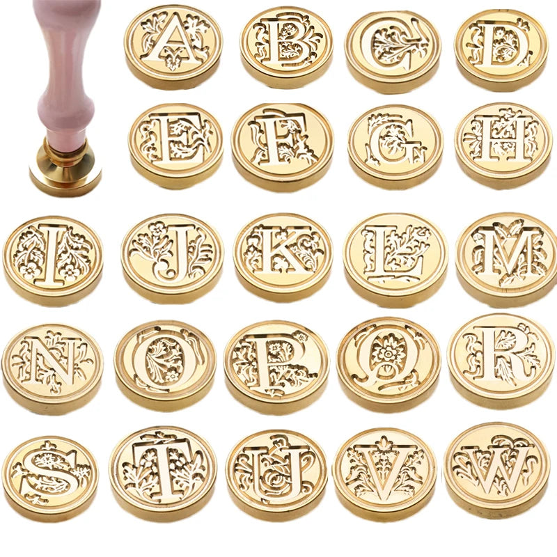 Retro Siegelwachs Set mit Metallstempel für Scrapbooking und Hochzeit