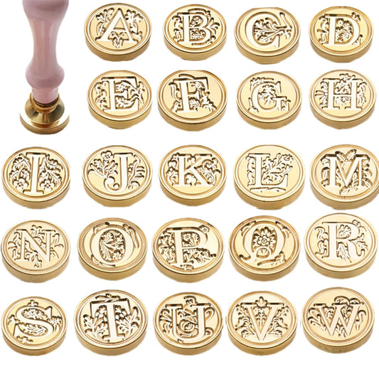Retro Siegelwachs Set mit Metallstempel für Scrapbooking und Hochzeit