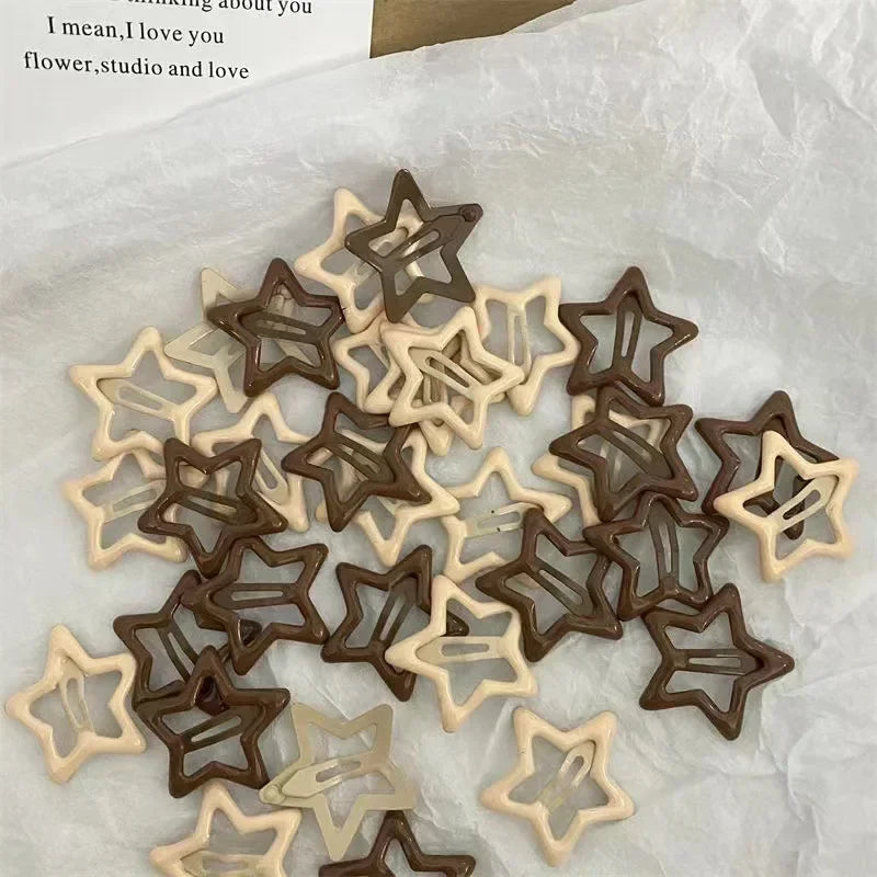 Stern-Haarspangen für trendige Y2K-Looks und sicheren Halt