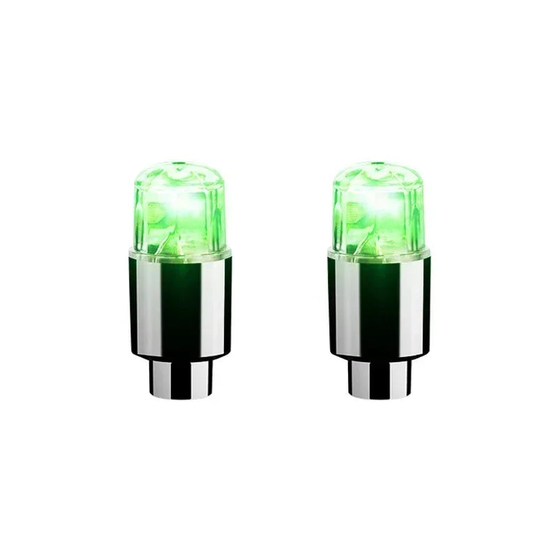 LED Radlichter bunte Reifen Ventilkappen 2 4 8 Stück für Auto Motorrad