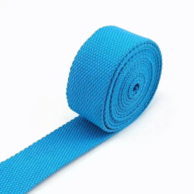 5M Polyester Baumwoll Gurtband 2mm dick für Rucksack Gürtel Kleidung 20-50mm breit