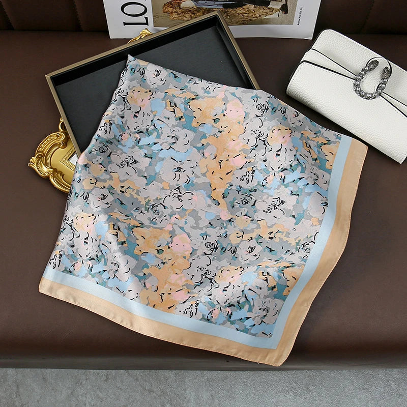 Modischer 70 x 70 cm Damenschal mit Paisley-Druck-Yabubest - Home & More