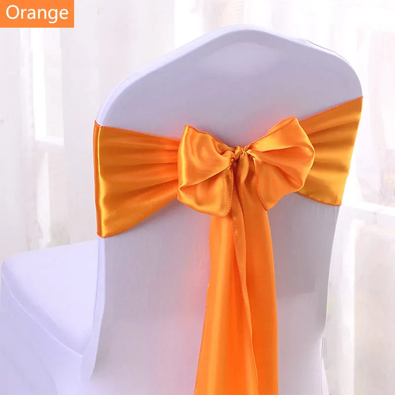 Satin Stuhlschärpen für Hochzeiten und Events 50 Stück
