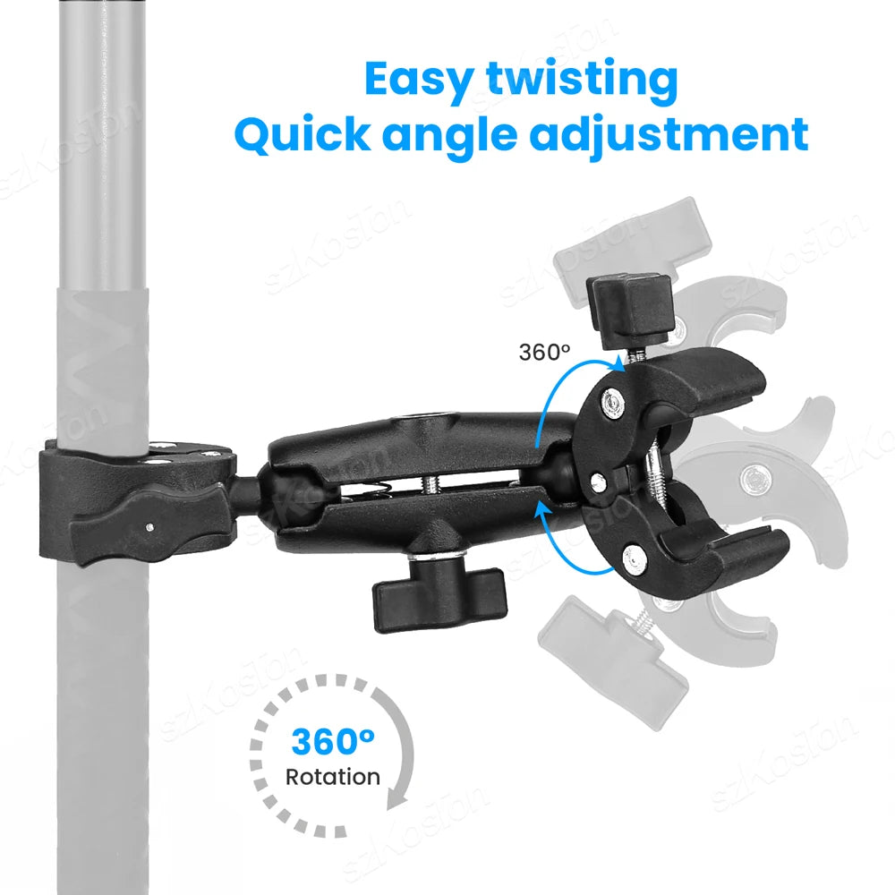 Action Kamera Halterung Fahrrad Motorrad Lenker Selfie Stick Einbeinstativ