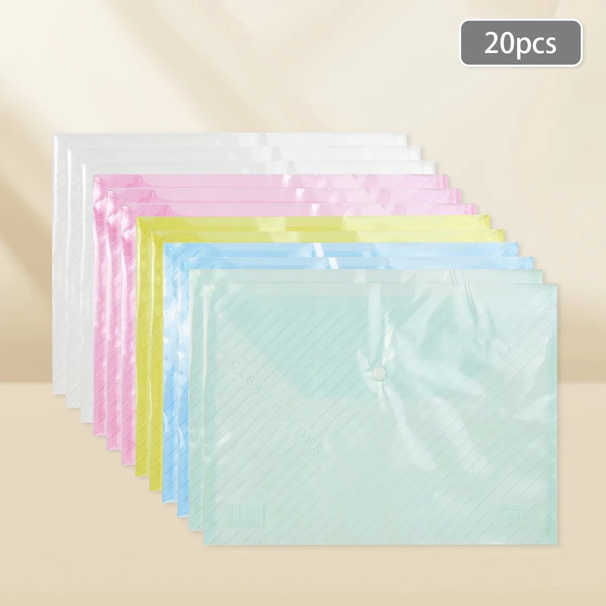 Transparente A4 Dokumententaschen für Ordnung und Schutz