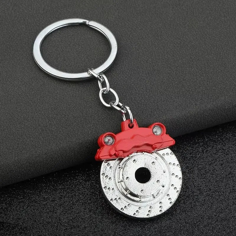 Robuster Edelstahl Schlüsselanhänger im Autoteile-Design – Perfektes Männergeschenk