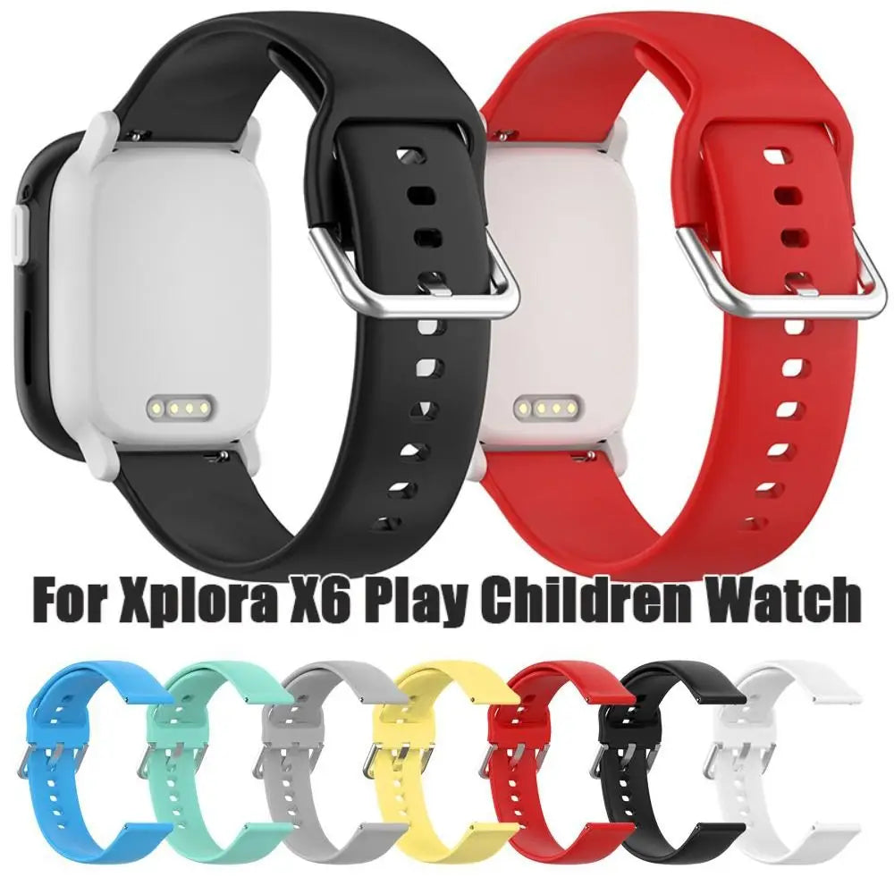 Silikon Ersatz-Armband für Kinder-Smartwatch X6 Play Komfortabel