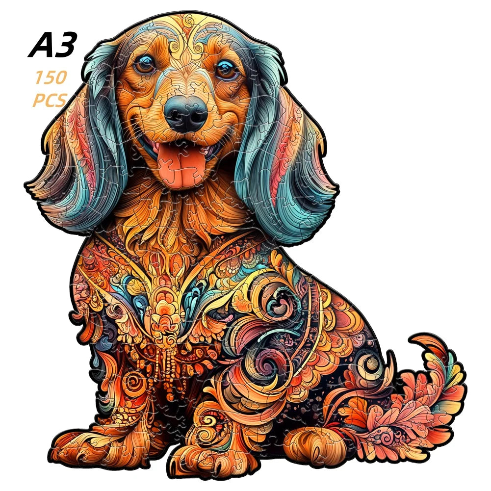 3D-Tiger-Puzzle aus Holz – Gehirntraining für Erwachsene & Kinder-Yabubest - Home & More